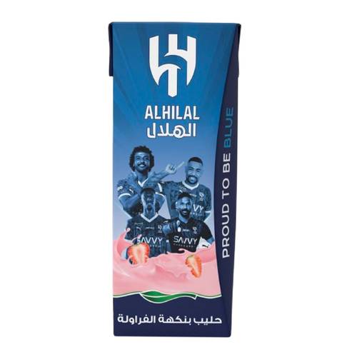 الهلال حليب بنكهة الفراولة 185 مل