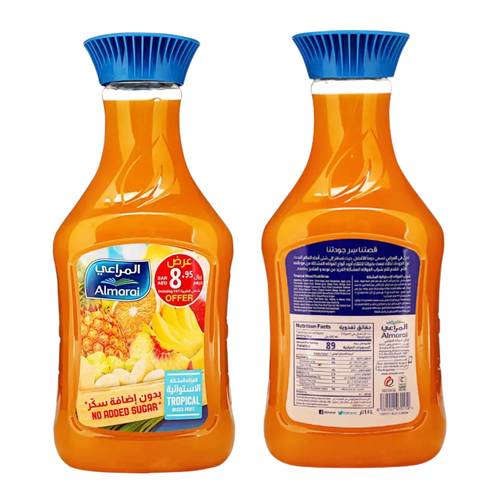 Almarai Tropical Fruit Juice No Added Sugar 1.4 ML