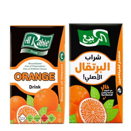 Al Rabie Orange Drink 250 ML 