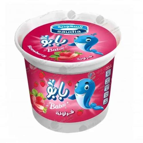 Saudia Babo Cup Strawberry Ice Cream 120 ML