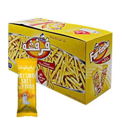 Farfesha Potato Sticks Natural Salt 24 * 15 G