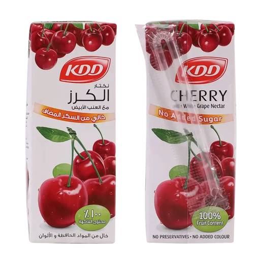 KDD Nectar Cherry With White Grapes 180 ML