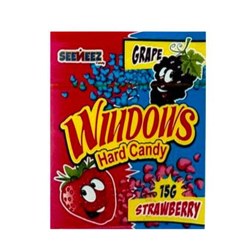  Seniz Windows Strawberries & grapes Candy 15 G