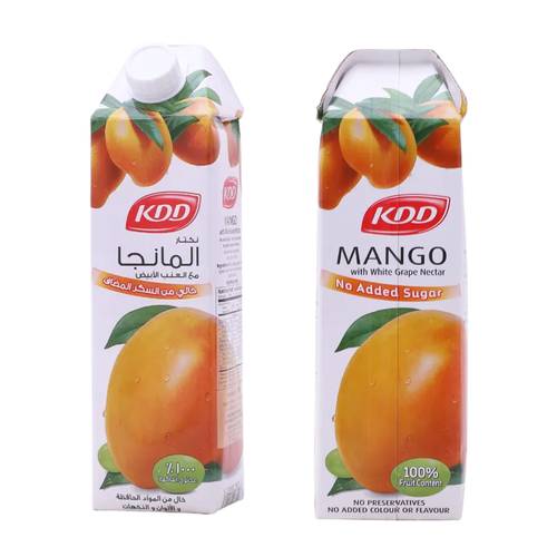 كي دي دي نكتار المانجا مع العنب الأبيض 1 لتر