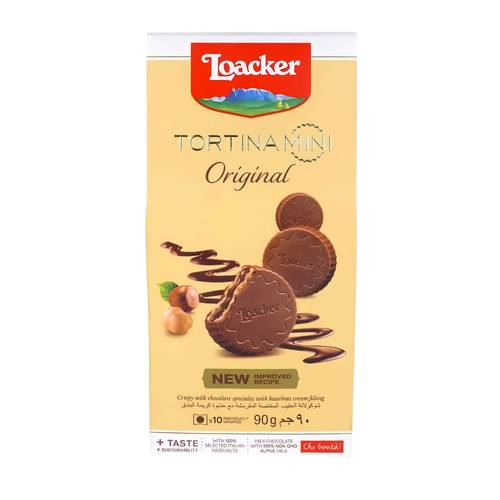 Loacker Tortina Mini Original Biscuits 90 G