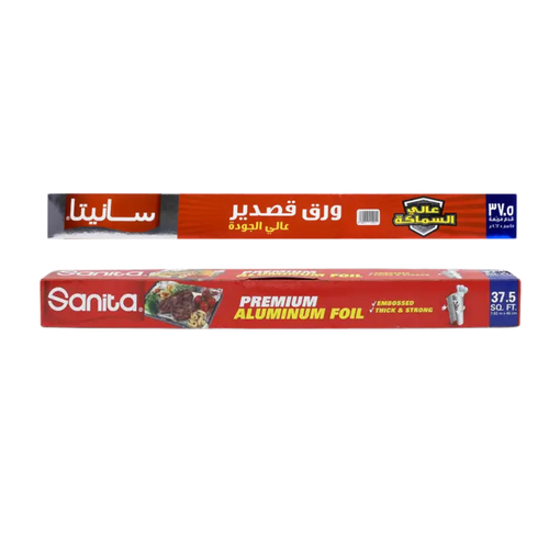 سانيتا رقائق الألمنيوم الممتازة 37.5* 45 قدم
