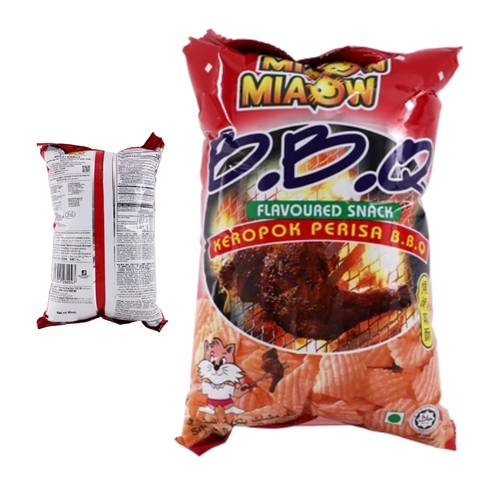 Miaow Miaow B..B.Q Snack Saveur Barbeque 10 G