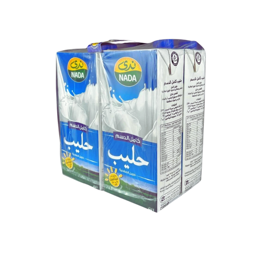 ندى حليب كامل الدسم 1 لتر * 4 حبات