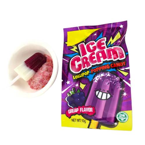  Grape Flavor Ice Cream Lollipop 8 G