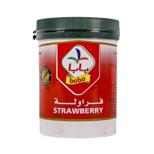  بابا لون طعام بنكهة الفراولة 100 جرام