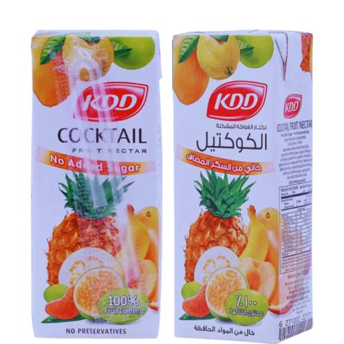 كي دي دي نكتار الكوكتيل بدون سكر 180 مل