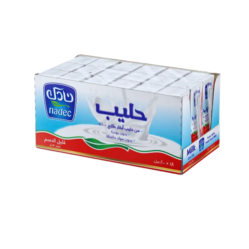 Nadec Low-Fat Milk 200 ML 18 PC