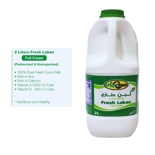 Rayan Fresh Laban Full Ceram 2 L