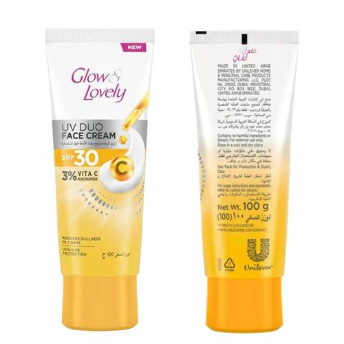 Glow & Lovely Uv Duo Face Cream 100 G