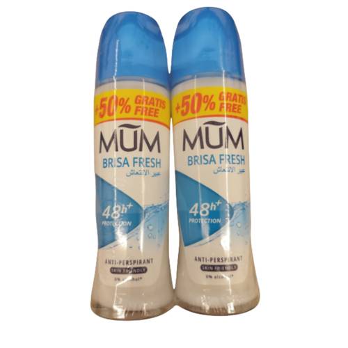 MUM Roll-On Deodorant Fresh Scent 2 * 75 ML