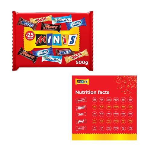 Minis Assorted Chocolates 25 * 500 G