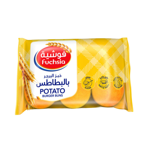 فوشية خبز البرجر بالبطاطس 390 جرام 6 قطع