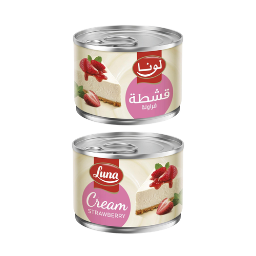 لونا قشطة بنكهة الفراولة 155 جرام