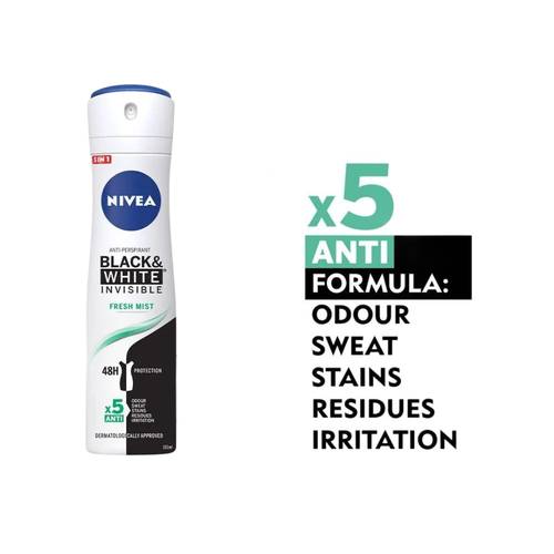 Nivea Invisible Fresh Mist Body Spray 150 Ml 