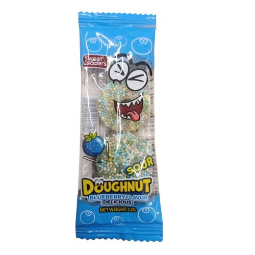 Sweet Leaders Blueberry Flavored Donuts 12 G