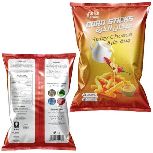 Marami Potatoes Corn Sticks Spicy Cheese 50 G
