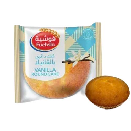 فوشية كيك دائري بالفانيلا 70 غرام 