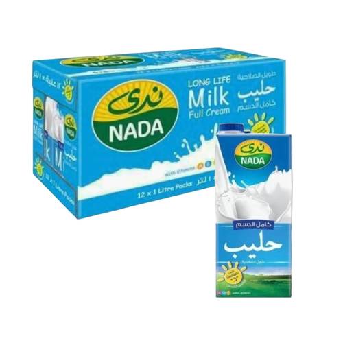 Nada Full Cream Milk 12 * 1 Liter 