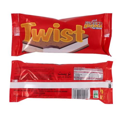 Vadico Twist Ice Cream Sandwich Vanilla 80 ML