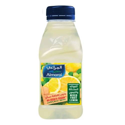 Almarai Mixed Fruit & Lemon Juice No Added Sugar 200 ML