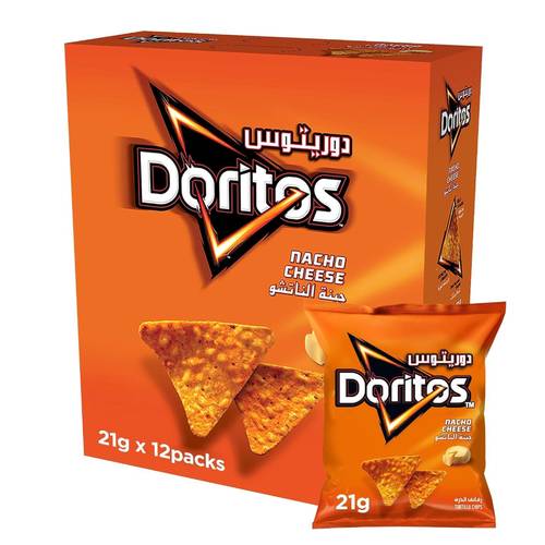Doritos Nacho Cheese 12 Pack * 21 G
