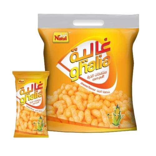 Nabil Ghalia Cheese Flavour Corn Puff 25 * 16 G