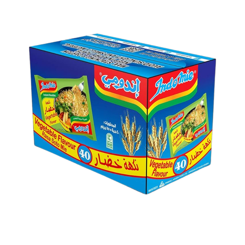 Indomie vegetable flavor 40 sachets 75 grams