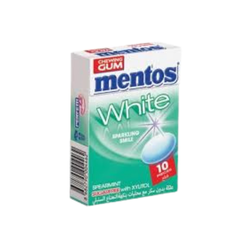Mentos Sugar-Free Chewing Gum, Spearmint Flavor, 14.5g x 12 Packs