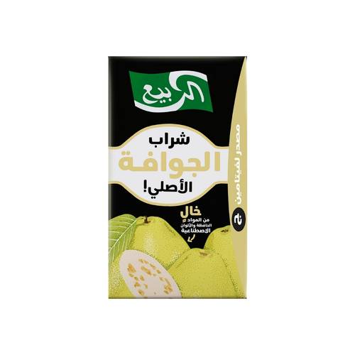 Al Rabie Guava Juice 250ml 18 packs in a carton