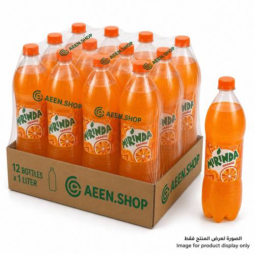 Miranda Orange Family Size 1 Liter, 12 Bottles per Carton