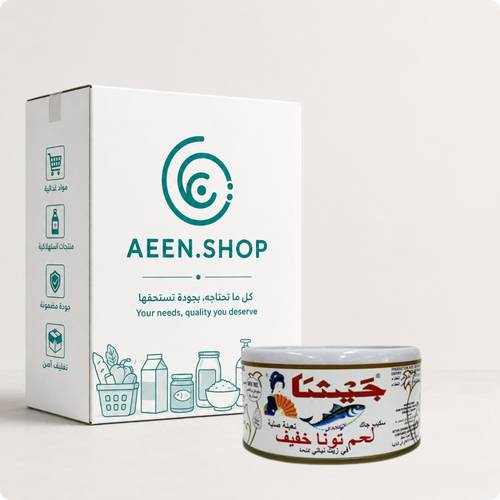  جيشا تونا خفيف بزيت نباتي 90 جرام 48 عبوة في الكرتون 