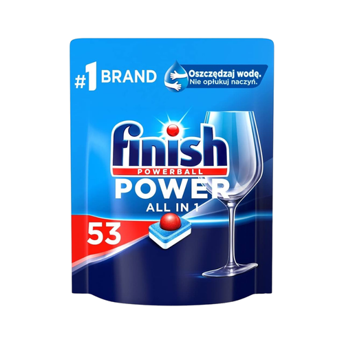Vanish All-in-One Blue Dishwasher Tablets, 53 Tablets, 1 Pack