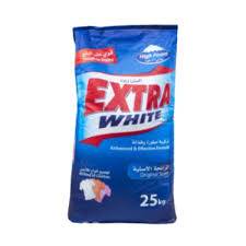 Extra White washing powder 25 kg, one bag