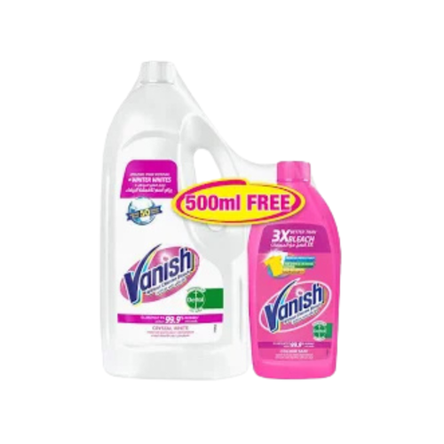 Vanish Liquid White 1.8L + 500ml Pink (One Set)