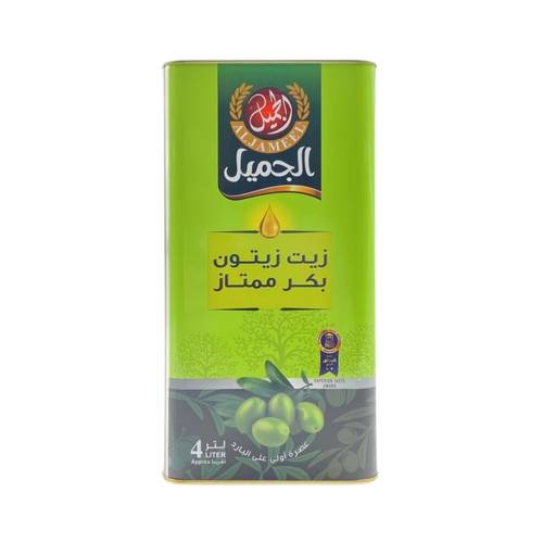 الجميل زيت زيتون بكر اسباني 4 لتر عبوة واحدة 