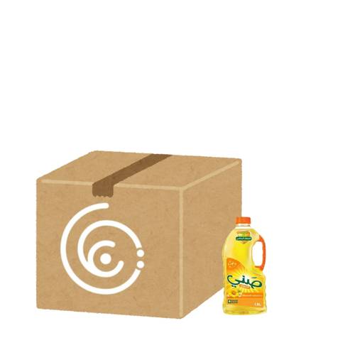 زيت صني دوار الشمس 1.5 لتر 6 عبوات في الكرتون 