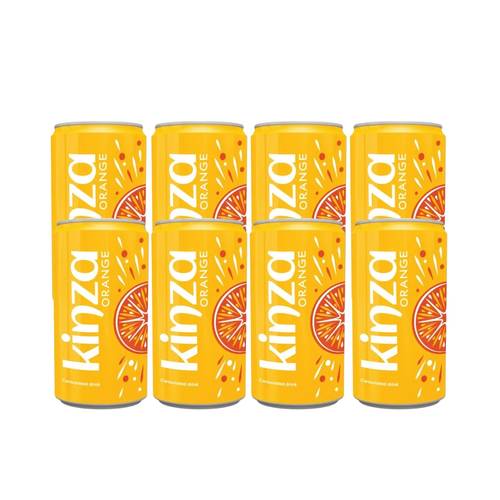 Kinza Orange 185ml Pack of 8