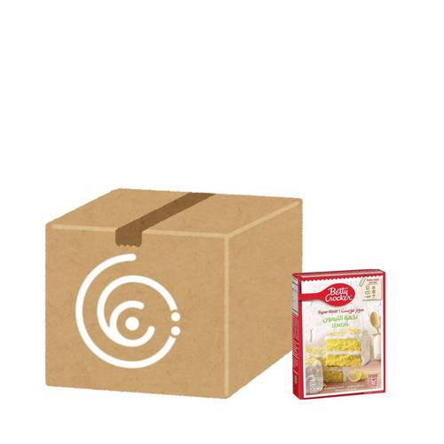 Betty Crocker Lemon Cake Mix 500g, 12 packs per carton