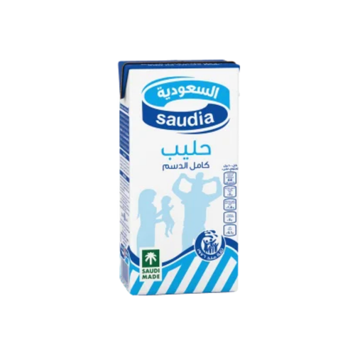 حليب السعودية كامل الدسم 500 مل عبوة واحدة