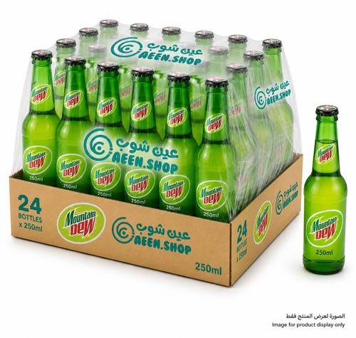ماونتن ديو قوارير 250 مل 24 عبوة في الكرتون