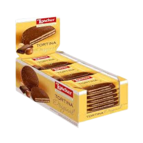 Loacker Tortina Dark Chocolate 1 = 21g x 24 pieces per carton