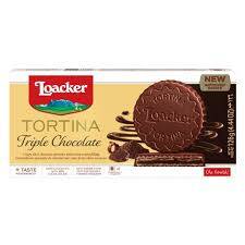 Loacker Tortina Dark Chocolate 125g 6 Pieces 1 Pack