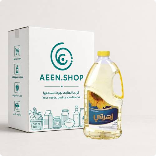 زهرتي زيت دوار الشمس 1.5 لتر 6 عبوات في الكرتون 