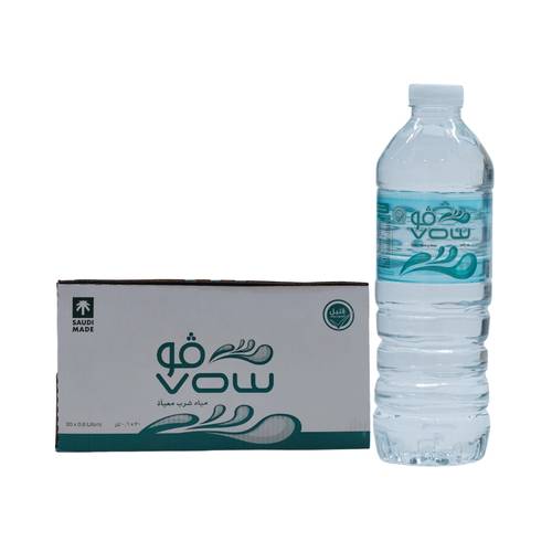 Vow Water 600ml, 30 bottles per carton