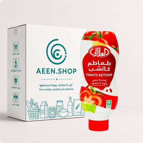 كاتشب العلالي عبوة عائلية 1050 جرام 12 عبوة في الكرتون 